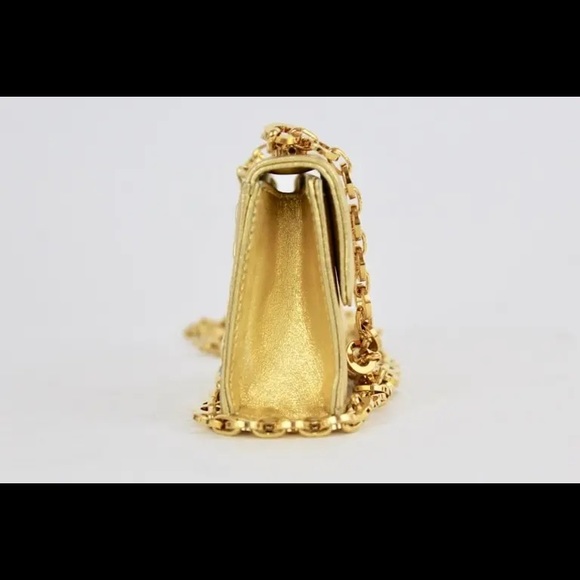 COPY - Salvatore Ferragamo Metallic Gold Bag #99 Of 300 Limited Edition - Picture 4 of 7